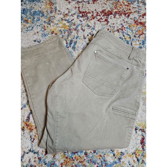 Kuhl Rydr Pants Mens Size 42x30 Vintage Patina Dye Outdoors Hiking Khaki Brown